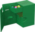 Ultimate Guard Flip 'n' Tray 100+ Deck Case for 100 Double-Sleeved TCG Cards + Dice Tray, Green