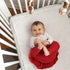 Set 1 1 100% QuickZip Crib Sheet - Faster, Safer, Easier Baby Crib Sheets - Includes Wraparound Base & Zip-On Crib
