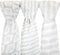 Muslin Cotton Baby Swaddle Blankets, Large 3 Pack Sage Green & White