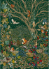 1000 Gibsons The Art File Secret Garden Piece Jigsaw Puzzle Made in America Beautiful Animal & Forest Garden Artwork