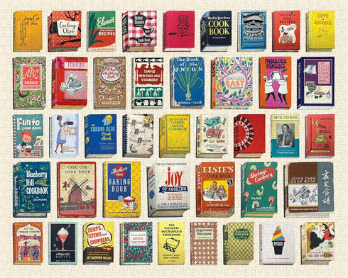 Princeton Architectural Press | Classic Cookbooks 1000 Piece Puzzle