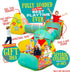 Kiddzery 5pc Playset Kids Play Tent for Toddlers, Toddler Jungle Gym with Ball Pit, Crawl Tunnel and Obstacle Course
