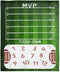 Monthly Milestone Football Baby Blanket, Super Soft Swaddle Toddler Blanket for Newborn Infant Nursery, 30x40 in