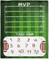 Monthly Milestone Football Baby Blanket, Super Soft Swaddle Toddler Blanket for Newborn Infant Nursery, 30x40 in
