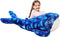 IKASA Large 43" Blue Whale Stuffed Animal Plush Toy, Giant Cute Jumbo Fluffy Fat Marine Plushie for Kids