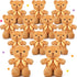 HyDren 12 Pack 12 Inch Bear Stuffed Animal, Cute Plush Bears with Ribbon Bow Ties for Baby Shower