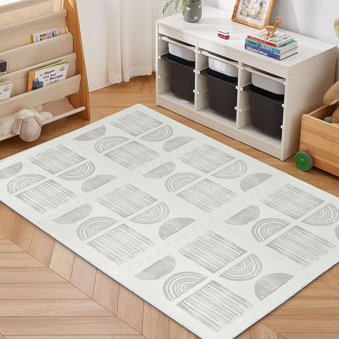 Simple Kid Co. Set Soft Non-Toxic EVA Foam Play Mat | Interlocking Tiles | Baby, Toddler, Children (Interlocking Tiles