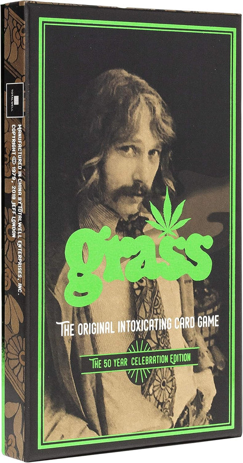 TDC Games Grass Card Game - Fast Paced Novelty Game for 2-6 Players, Fun for Adults and Friends