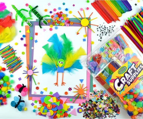 Arts & Crafts Supplies Kits & Materials Set for Kids: Toddler - Carl & Kay