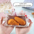 Handmade Taba Fried Chicken Squishy - Crispy Chicken Silicone Squishy Toy, Soft Stress Relief Fidget Toys for Kids