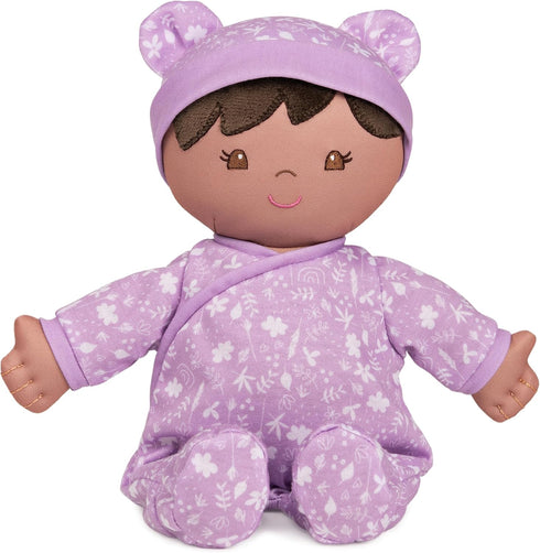 GUND Baby Sustainable Plush Doll, 12” Purple, Made from Recycled Materials for Babies and Newborns