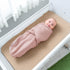 Set Mauve Muslin Swaddle and Burp Cloth by Comfy Cubs