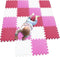 MQIAOHAM Outdoor/Indoor Protective Flooring Mats, Interlocking Reversible Floor Matting for Gym and Yoga