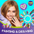 7-12, 315Pcs Pack 17.91Wx12.4L Kids Nail Kit for Girls Ages FunKidz Ultimate Nail Polish Pens Combo Size Glitter