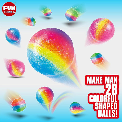 Big Bouncy Ball Kit, FunKidz Kids DIY Ultimate Magic Bouncy Ball Making Kit for Ages 6-12