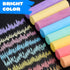 224 Set JOYIN PCS Sidewalk Chalks Non-Toxic Washable Jumbo Chalk for Outdoor Art Play, Painting on Chalkboard