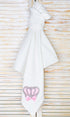 Charming Pink Jewels Crown Swaddle Blanket for Newborns