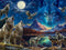 Ceaco Glow in The Dark Jigsaw Puzzle, The Beauty of Wolves, 750 Piece Puzzle for Adults