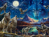 Ceaco Glow in The Dark Jigsaw Puzzle, The Beauty of Wolves, 750 Piece Puzzle for Adults