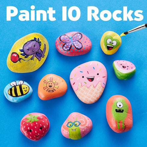 6+) Creativity for Kids Rock Painting Kit - Hide and Seek Rock Kit, Arts and Crafts for Kids, Gifts for Kids (Ages