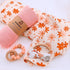 Set Baby Gift Girl - Unique Baby Shower Gifts & Newborn Essentials: Teether Toy, Blanket, Muslin Swaddle, Birth Record