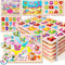 SYNARRY Wooden Puzzles for Toddlers 1-3, 6XSET Toddlers Puzzles Ages 1-3 with