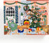 Galison Home for The Holidays Christmas Countdown – 12 Days of Puzzles with 12 Cozy Illustrations