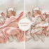 100% 7 Cotton Muslin Baby Blanket - Large Reversible Receiving Blankets for Baby Girls, Soft & Lightweight, Perfect