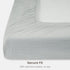 33" 17", 4 Inch Pack 2 Bioweaves Organic Cotton Muslin Bassinet Sheet, GOTS Certified Extra Soft Fitted Sheet