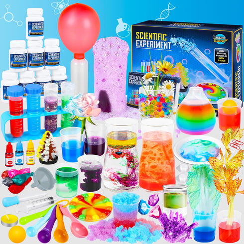 Science Kit for Kids,80 Science Lab Experiments,Scientist Costume Role Play STEM Educational