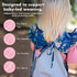 6m-3T BapronBaby Flutter Savanna Blue Bapron - No Neck Tie Safer Bib for Baby & Toddler - Soft Waterproof Stain