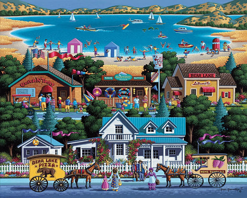 500 Dowdle Jigsaw Puzzle - Bear Lake - Piece