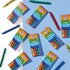 144-Pack (576 4-Pack THE TWIDDLERS Mini Crayons in Bulk Total) - Crayon Boxes for Kids Party Favors, Restaurant