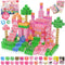 Magnetopia Magnetic Blocks - 100PCS Magnetic Building Block Cubes, Magnet Blocks Transparent Castle