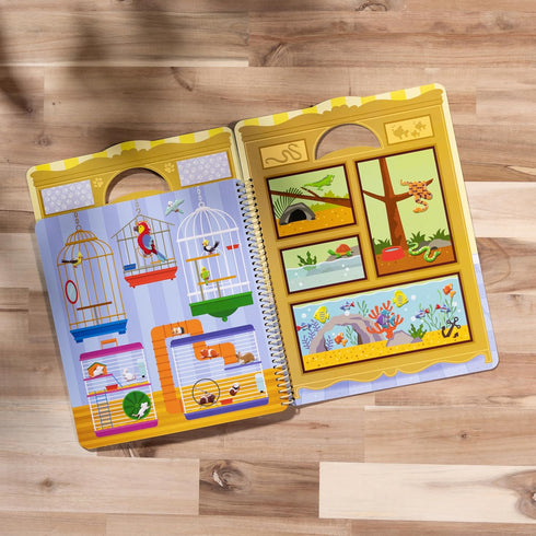 Melissa & Doug Pet Shop Puffy Sticker Set, 115 Reusable Stickers - FSC Certified