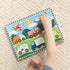 Melissa & Doug Wooden Peg Puzzle, Vehicles (8 pcs)