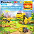 PicassoTiles STEM Kids Solar Powered Dinosaur Robot Educational Learning Building Toy - 3-in-1 Creative Unique