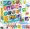 JOYIN 24 Magnetic Mini Tiles Art Kit, Creativity DIY Paint, Arts and