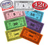 Matty's Money 420 Piece Play Money Set, $41,160 Total, 60 Pieces Each of $1's, $5's, $10's, $20's, $50's, $100's &