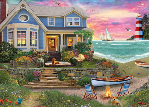 Ceaco - David MacLean - Heart Beach - 1000 Piece Jigsaw Puzzle