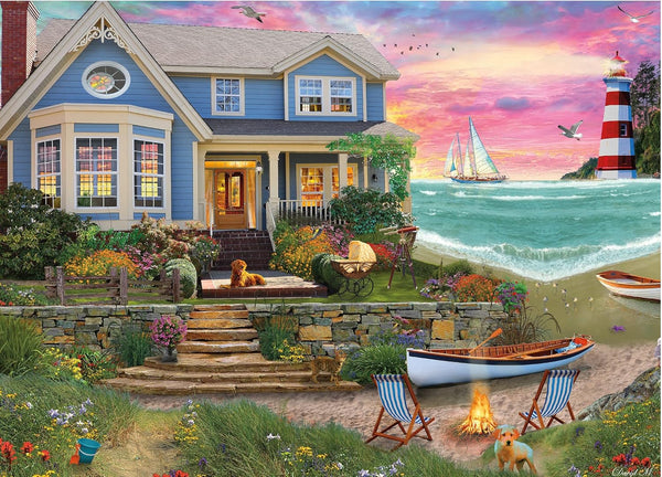 Ceaco - David MacLean - Heart Beach - 1000 Piece Jigsaw Puzzle