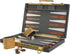 Backgammon, Backgammon Sets 15" Backgammon Sets for Adults, Leather Travel - Classic Board Game (World Map Design)
