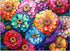 500 Piece Puzzle for Adults - Flowers Recycled Cardboard Jigsaw for Family Activity - Great Gift Idea