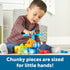 1-2-3 Learning Resources Build It! Robot Factory - Building Toys, Early Engineering and Science, STEM Activities, Fine