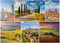 MyPuzzle Tuscany - Florence, Siena and Pisa Premium 1000 Piece Jigsaw Puzzle for Adults