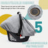 Cozy beatoutou Baby Car Seat Cover,Patented Waterproof Baby Carseat Cover for Boys & Girls,Infant Car Seat Cover Canopy
