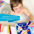 Set 4 6 2+ BabyBibi Color Me Bath Books Plus Crayons of Different Books Includes Washable Bath Crayons Learn and Play