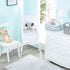 2-Pack 100% Bassinet Sheets - Cotton Percale Jungle Sports and Blue Bassinet Mattress Pad Fitted Sheet for Baby Boy;