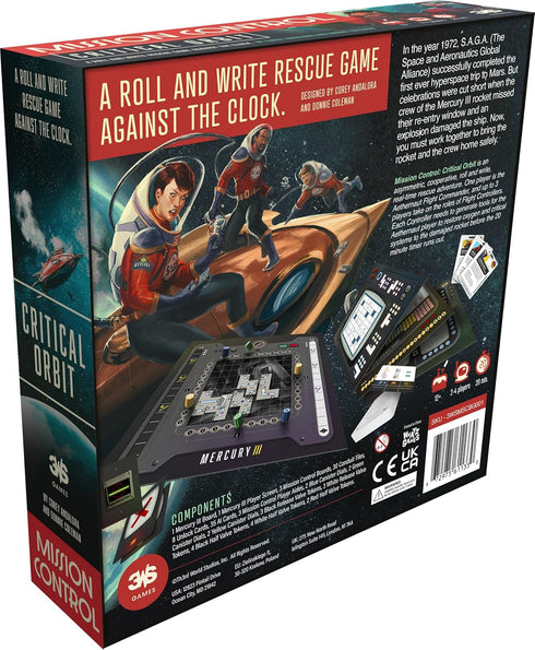 Mission Control Critical Orbit by Th3rd World Studios, Strategy Board Game