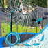 FCLLD Trampoline Sprinkler for Kids Backyard Water Park Net Friendly WaterWhirl Outdoor Game